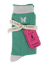 Simply Southern Women's Green Crew Socks