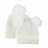 Cream Mom & Mini Beanie Set