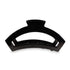 Open Jet Black Large Hair Clip