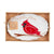 Mud Pie Cardinal Plate