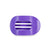 Antigua Flat Round Hair Clip -Small