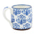 Mud Pie Blue Floral Mugs