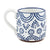 Mud Pie Blue Floral Mugs