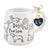 Mud Pie Collar Charm Dog Mugs