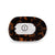 Tortoise Flat Round Hair Clip -Small