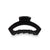 Open Jet Black Tiny Hair Clip