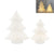 Porcelain Trees with Lights (Set of 2)