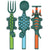 Constructive Eating: Dino Utensils (Set of 3)