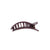 Burgundy Bliss Flat Round Hair Clip -Small