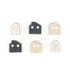 Small House Cutouts (Set of 6)