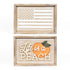 Life Is A Peach Reversible Wooden Sign