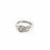 925 Silver Double CZ Infinity Ring