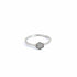 925 Silver Dainty CZ Flower Ring