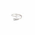 925 Silver Clear Cz Marquise Wrap Ring