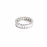 925 Silver CZ Baguette Full Wrap Ring