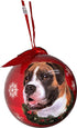 Christmas Dog Shatterproof Ball Ornament