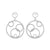 Rhodium Plated Earrings