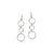 Rhodium Plated Earrings