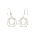 Rhodium Plated Earrings