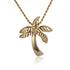 Gold 925 Palm Tree Pendant