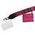 Clip & Go Strap with Pouch: Chevron/Diamond -Hot Pink/Black