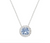 March Rhodium Plated Necklace