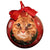 Christmas Cat Shatterproof Ball Ornament