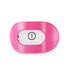 Paradise Pink Flat Round Hair Clip -Medium