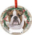 Christmas Ceramic Dog Ornament