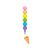 Rainbow Scoops Vanilla Scented Stacking Erasable Crayons