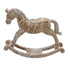 Tan Resin Rocking Horse