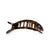 Tortoise Flat Round Hair Clip -Small