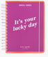 Kate Spade Large 12 Month Planner -It's Your Lucky Day (Aug24-Dec25)