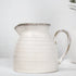 5" WHITE CERAMIC PITCHER