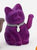 Howdy Haunts Flocked Waving Cat