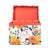 Orange Floral Recipe Box