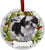 Christmas Ceramic Dog Ornament