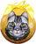 Christmas Cat Shatterproof Ball Ornament