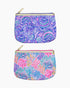 Lilly Pulitzer Happy as a Clam/Splash Dance Insulated Snack Bag Set