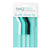 White/Aqua/Black Reusable Straw Set (40oz Mega Mug)