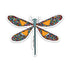 4" Dragon Fly Sticker