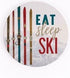 Car Coaster - Eat, Sleep, Ski