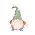 Gnome with Green Floral Hat and Pink Body Table Décor