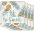 Be Sweet Ceramic Coaster Set