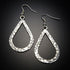 Hammered Teardrop Earrings 471