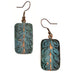 Copper Patina Earring