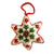 White Embroidered Star Ornament