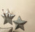 GALVANIZED STAR WALL POCKET Set of 2