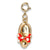 Gold Minnie Shoe Charm