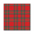 Tartan Cocktail Napkin